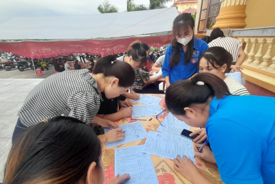 Công tác hiến máu tình nguyện năm 2023