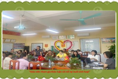 GIÁO DỤC CẢM XÚC – CHÌA KHÓA NUÔI DƯỠNG TÂM HỒN TRẺ Sinh hoạt chuyên môn cấp trường hướng đến phát triển toàn diện tại Mầm non Xuân Trung