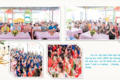 CHƯƠNG TRÌNH TỔNG KẾT NĂM HỌC 2023 – 2024, VUI TẾT THIẾU NHI 1/6 VÀ CHIA TAY HỌC SINH 5 TUỔI RA TRƯỜNG