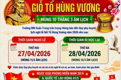 Thông báo nghỉ lễ