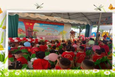 KHÔNG KHÍ RỘN RÀNG TRONG NGÀY HỘI ĐẾN TRƯỜNG CỦA TRƯỜNG MẦM NON XUÂN TRUNG