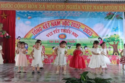 Chương trình tổng kết năm học 2022 – 2023; Tri ân trẻ 5 tuổi; Vui tết thiếu nhi 1-6