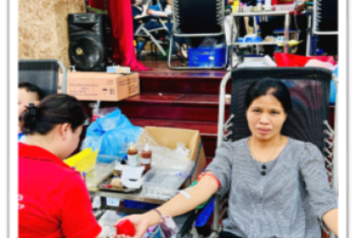 “LAN TỎA YÊU THƯƠNG – CHIA SẺ SỰ SỐNG” TINH THẦN TỰ NGUYỆN CỦA ĐỘI NGŨ CBGVNV TRƯỜNG MẦM NON XUÂN TRUNG TRONG NGÀY HỘI HIẾN MÁU