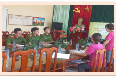 TRƯỜNG MẦM NON XUÂN TRUNG TĂNG CƯỜNG CÔNG TÁC PCCC VÌ MÔI TRƯỜNG HỌC TẬP AN TOÀN