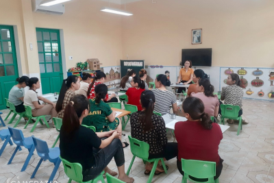 TRƯỜNG MẦM NON XUÂN TRUNG TỔ CHỨC HỘI NGHỊ HỌP PHỤ HUYNH HỌC SINH NĂM HỌC 2023- 2024