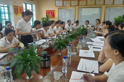 HỘI NGHỊ NHÀ GIÁO, CÁN BỘ QUẢN LÝ GIÁO DỤC, NGƯỜI LAO ĐỘNG TRIỂN KHAI KẾ HOẠCH NĂM HỌC 2023- 2024