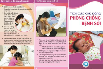 Bài tuyên truyền phòng chống bệnh sởi, rubella